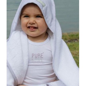 Bambusowe Body z Napisem (Krótki Rękaw), Białe, BAMBOOM - 86/92