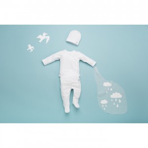 Body Rozpinane White ( Długi Rękawek ), Białe, PINOKIO