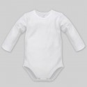 Body Rozpinane White ( Długi Rękawek ), Białe, PINOKIO