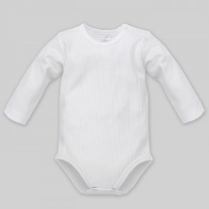 Body z Długim Rękawkiem, White / Biały, PINOKIO