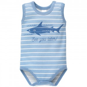 Body w Paseczki ( Ramiączka ) Sea World Lato / Niebieskie, PINOKIO