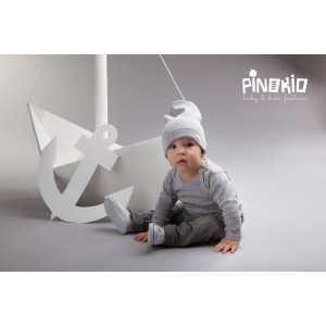 Spodnie Dresowe z Łatkami – Happy Kids / Szare, PINOKIO Spodnie Dresowe z Łatkami – Happy Kids / Szare, PINOKIO