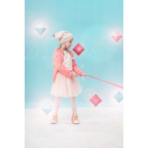 Duża Czapka z Pomponikiem – Pikolina / Beżowo-Brzoskwiniowa, PINOKIO