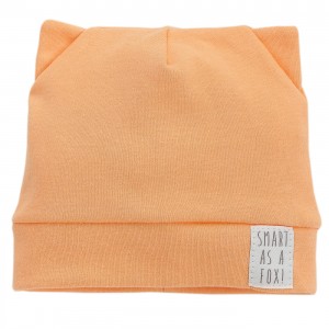 Czapka z Uszkami - Smart Fox / Pomarańczowa, PINOKIO