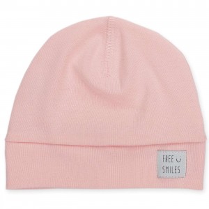 Czapka z Naszywką – Happy Kids / Różowa, PINOKIO