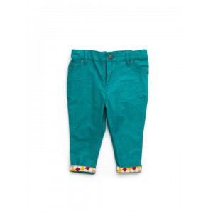 Organiczne Spodnie Jeans z Podwijanymi Nogawkami, Blue Bay, LITTLE GREEN RADICALS Organiczne Spodnie Jeans z Podwijanymi Nogawkami, Blue Bay, LITTLE GREEN RADICALS