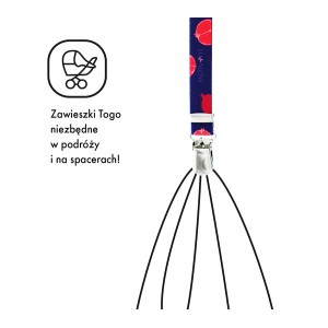 Wielofunkcyjne Zawieszki ToGo, Flaming, 2 szt., LULLALOVE