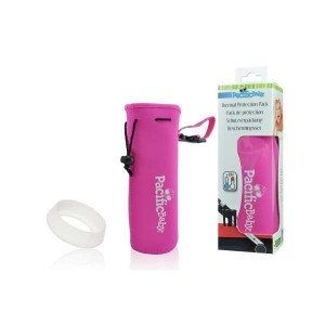 Etui na Butelkę z Neoprenu, Różowe, PACIFICBABY Etui na Butelkę z Neoprenu, Różowe, PACIFICBABY