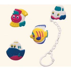 Łańcuszek do Smoczka z Klipsem, 3D - Rybka, CANPOL BABIES Łańcuszek do Smoczka z Klipsem, 3D - Rybka, CANPOL BABIES