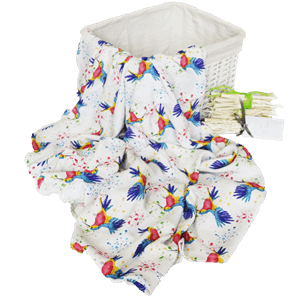 Pieluszka Bambusowa, Koliber, 70x70 cm, CAMPHORA STUDIO