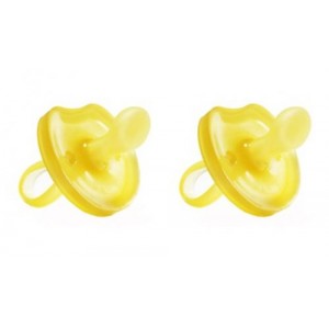 Smoczek Kauczukowy Okrągły, Motylek, NATURSUTTEN - 6-12 m-cy