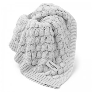 Bambusowy Kocyk Soft Bamboo - Jasny Szary, 80x100cm, COLORSTORIES