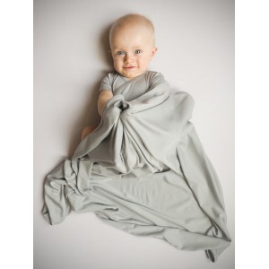 Bambusowy Kocyk 85x85cm, Bamboo / Gray NANAF OGRANIC