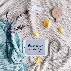 Kocyk Tkany CottonClassic, Miętowy, 75x90 cm, COLORSTORIES