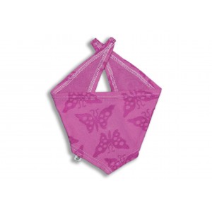 Bambusowa Apaszka, Motyle / Różowa, NANAF ORGANIC Bambusowa Apaszka, Motyle / Różowa, NANAF ORGANIC