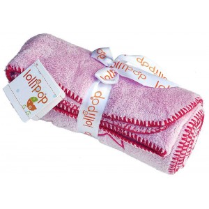 Supermiękki Kocyk Softy w Gwiazdki, 80x100cm, Sweet Lilac Pink / Liliowo-Różowy, LOLLIPOP