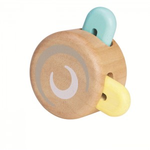Pastelowa Drewniana Grzechotka - Roller, PLAN TOYS, PLTO-5252 Pastelowa Drewniana Grzechotka - Roller, PLAN TOYS, PLTO-5252