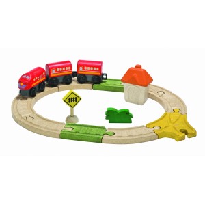 Eko Kolejka z Akcesoriami - Mała, Plan Toys, PLTO-6604 Eko Kolejka z Akcesoriami - Mała, Plan Toys, PLTO-6604