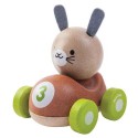 Pastelowa Drewniana Grzechotka - Roller, PLAN TOYS, PLTO-5252 Pastelowa Drewniana Grzechotka - Roller, PLAN TOYS, PLTO-5252
