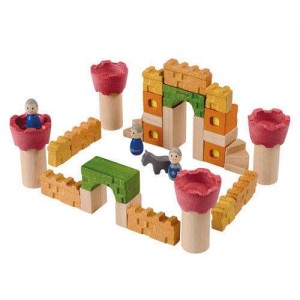 Kolorowe Klocki - Zamek Rycerski 35el. PLAN TOYS, PLTO-5651 Kolorowe Klocki - Zamek Rycerski 35el. PLAN TOYS, PLTO-5651