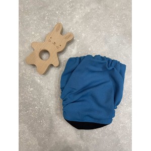 Eko manufaktura Otulacz wełna/bawełna mini OS / S niebieski