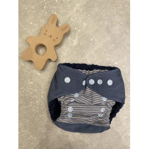 Eko manufaktura Otulacz wełna/bawełna mini OS / S paski