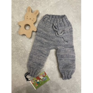 Spodnie noworodek 100% wełna merino - Z długiego domu Spodnie noworodek 100% wełna merino - Z długiego domu