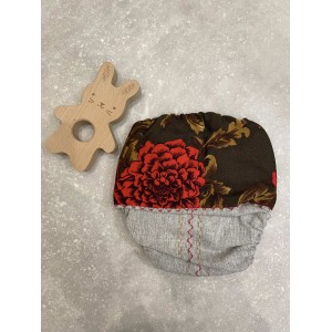 Eko manufaktura Otulacz wełna/bawełna OS kwiaty