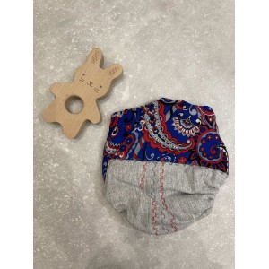 Eko manufaktura Otulacz wełna/bawełna OS paisley