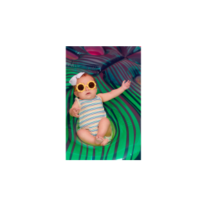 Okulary przeciwsłoneczne - Babiators - Flower Sweet Sunflower | Amber Lenses - 3-5+