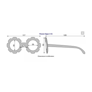 Okulary przeciwsłoneczne - Babiators - Flower Sweet Sunflower | Amber Lenses - 3-5+