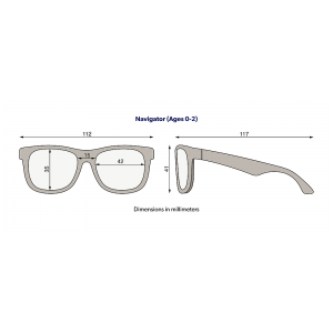 Okulary przeciwsłoneczne - Babiators - Navigator Jet Black | Smoke Lens - 0-2+