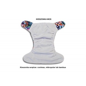 Kieszonka z bambusem MOS Kokosi - wybierz wzór Kieszonka z bambusem MOS Kokosi - wybierz wzór
