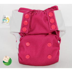 AIO BIRDSEYE OS Slim - Little Birds LBD - wybierz wzór - Solid Malina