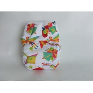 Kieszonka PUL z biobawełną OS MRB – wybierz wzór - letnia łąka