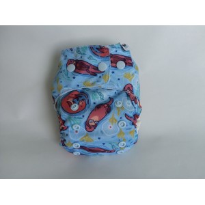 Kieszonka PUL z biobawełną OS MRB – wybierz wzór - letnia łąka