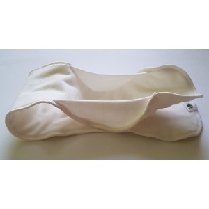 Wkład Falisty Łódeczkowy Długi Bawełna 100% 4-warstwowy - Medium Green Pieluszki