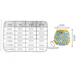 Pieluszka do Pływania - Małpki, Kąpielówki Niemowlęce, CLOSE - 3XL