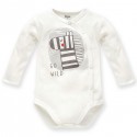 Body z Nadrukiem (Na Ramiączkach) - Petit Lou / Ecru, PINOKIO
