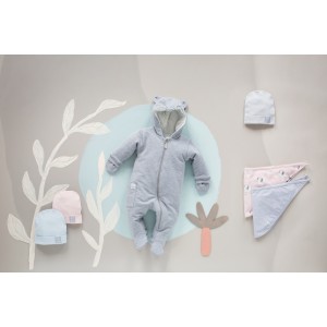 Kombinezon / Pajac z Kapturkiem, Wild Animals / Szary, PINOKIO