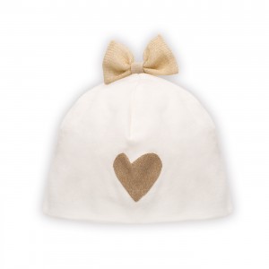 Czapka z Kokardką, Princess / Ecru, PINOKIO Czapka z Kokardką, Princess / Ecru, PINOKIO
