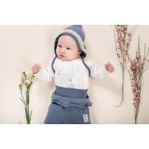 Czapka z Koronką, Petit Lou / Granatowa, PINOKIO