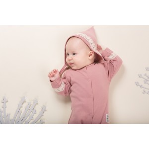 Czapka z Koronką, Petit Lou / Różowa, PINOKIO