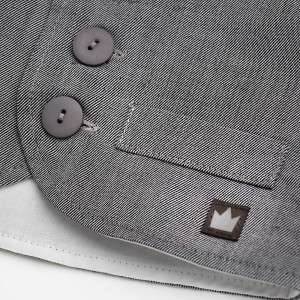 Elegancka Kamizelka Prince / Szara, PINOKIO