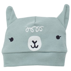 Czapka z Uszami, Happy Llama / Zielona, PINOKIO Czapka z Uszami, Happy Llama / Zielona, PINOKIO