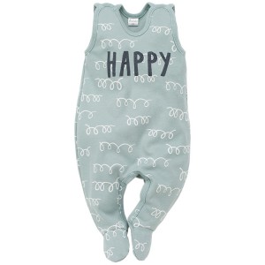 Śpioszki w napisem, Happy Llama / Zielone, PINOKIO Śpioszki w napisem, Happy Llama / Zielone, PINOKIO