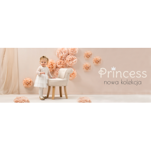 Body Polo w Złote Wisienki (Krótki Rękaw), Princess / Ecru, PINOKIO