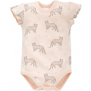 Body w Panterki (Krótki Rękaw), Sweet Panther Lato / Różowe Pantery, PINOKIO
