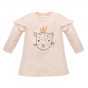 Tunika z Panterką, Sweet Panther Lato / Jasny Róż, PINOKIO