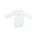 Body z Misiem (Długi Rękaw) - Teddy Bear / Ecru, PINOKIO